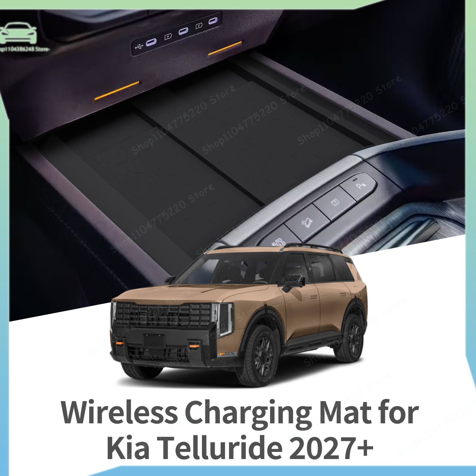 Wireless Charging Pad - For Kia Telluride 2027+ (2nd Gen)