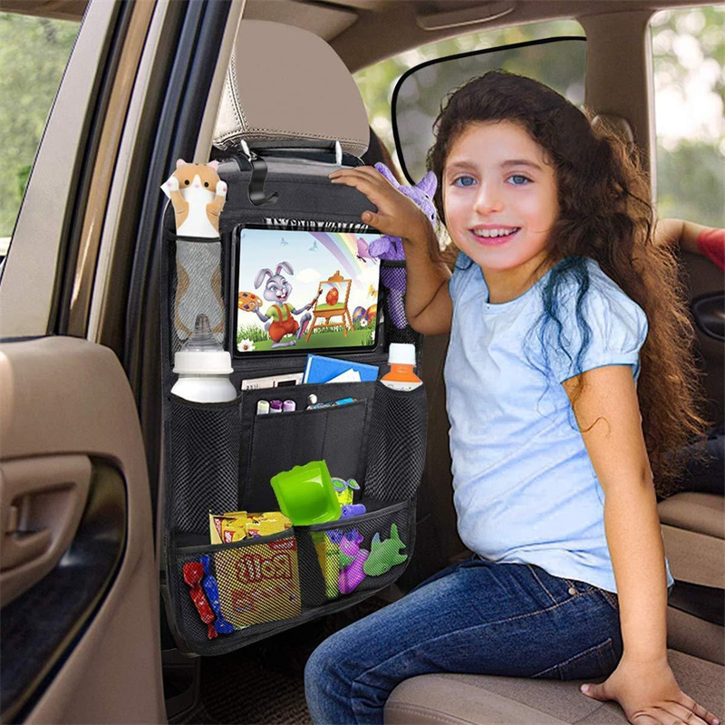 Tablet Accessories Bag - Car Seat Organizer Multifunctional Oxford Fabric
