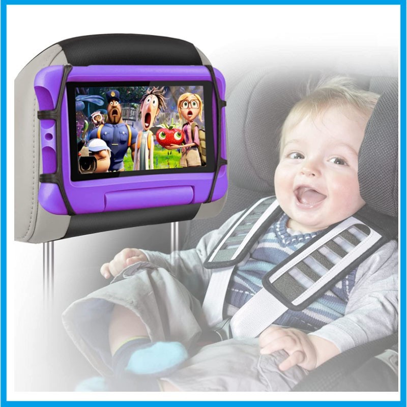 Kids Tablet With Accessories - Car Back Seat Kids Tablet Holder