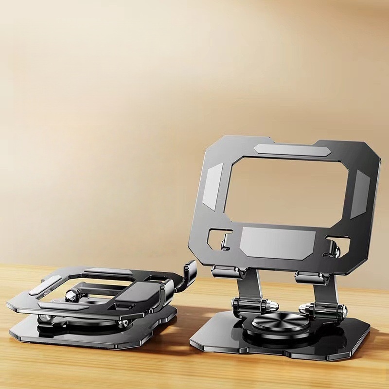 Tablet Gaming Accessories - All-Metal Foldable 360° Rotatable Desktop Stand