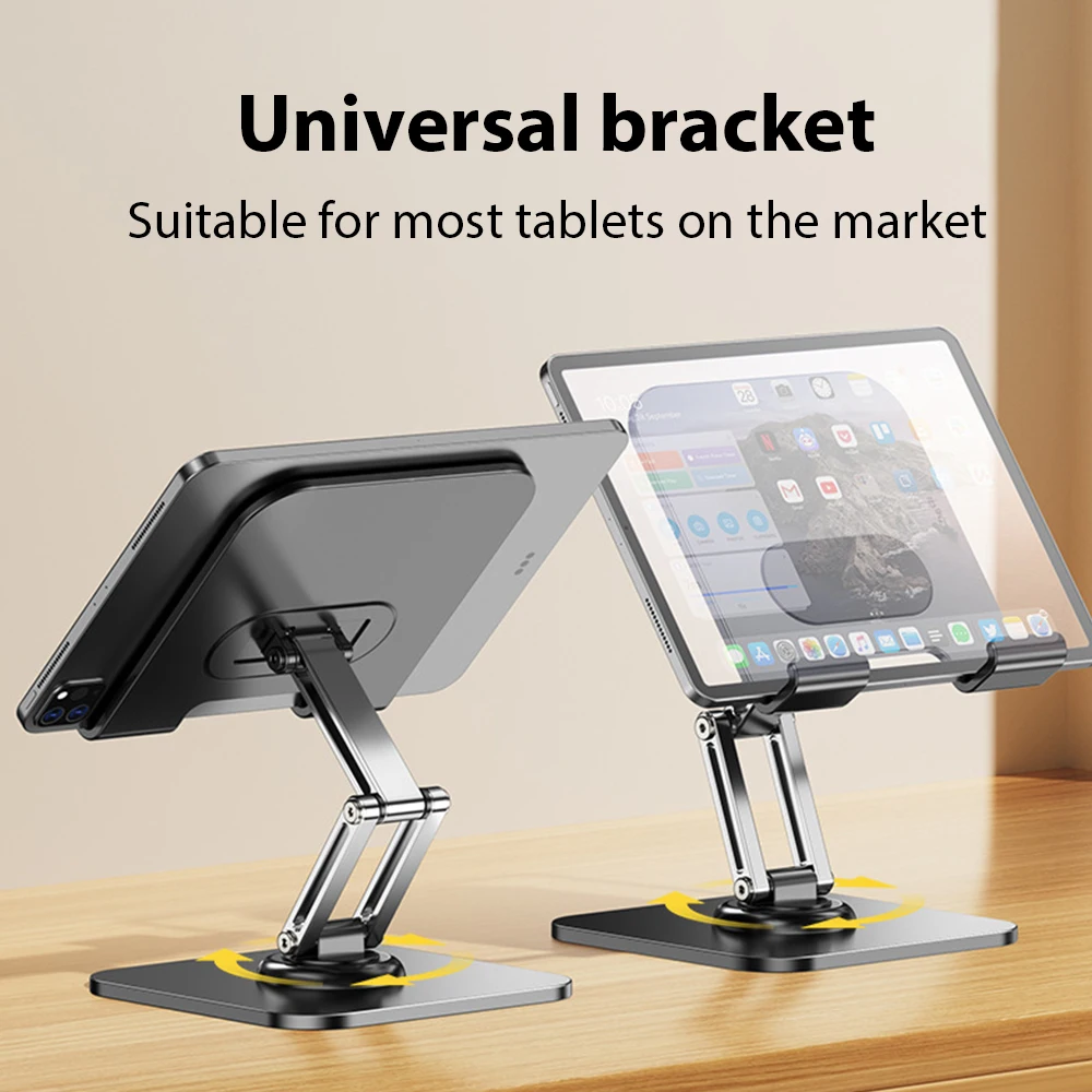 Tablet Gaming Accessories - 360° Rotatable Holder Tablet Portable Foldable