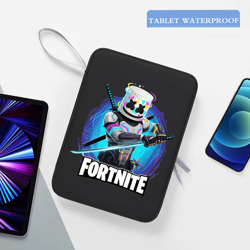 Tablet Accessories Bag - Game Fortnites Laptop Bag Anime Print