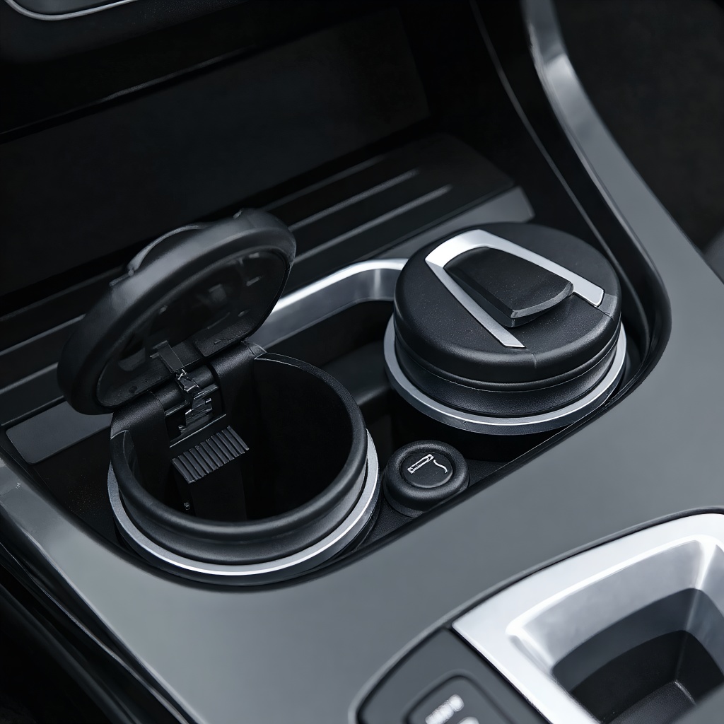 Portable LED Car Ashtray Cup - - Tablet Car Accessories avis et prix