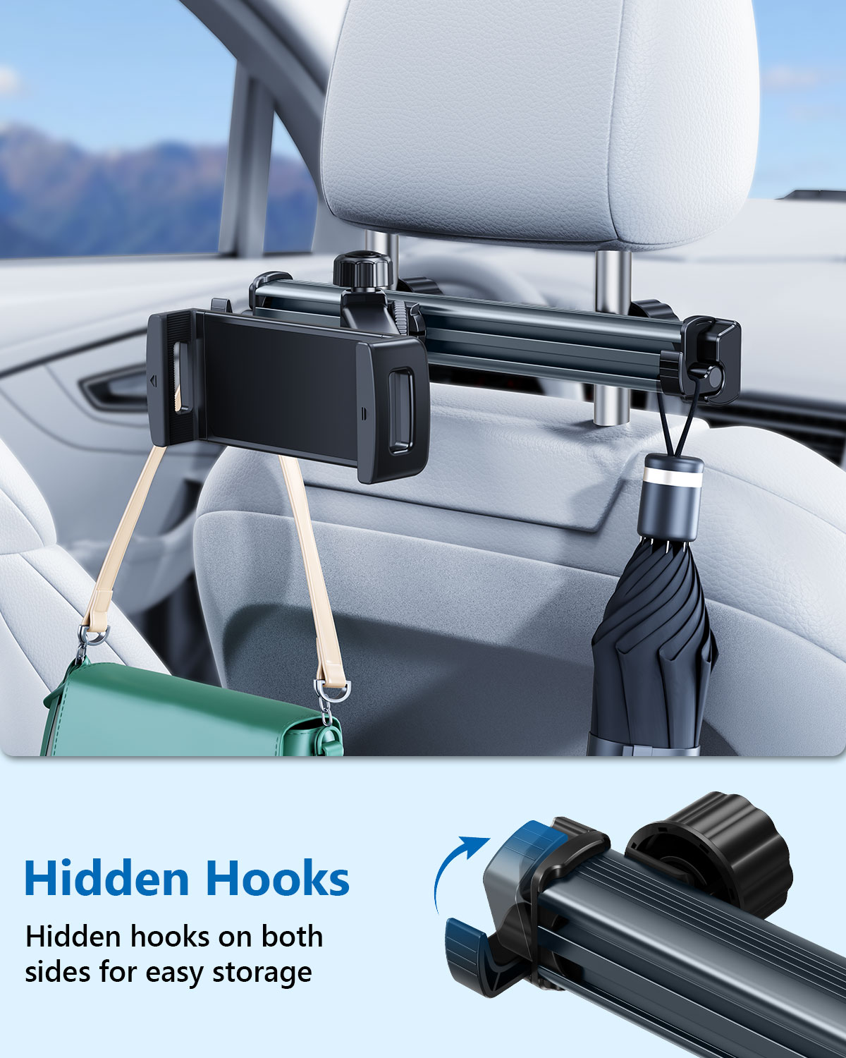 Hipacool Car Tablet Holder Sta - Tablet Car Mount avis et prix