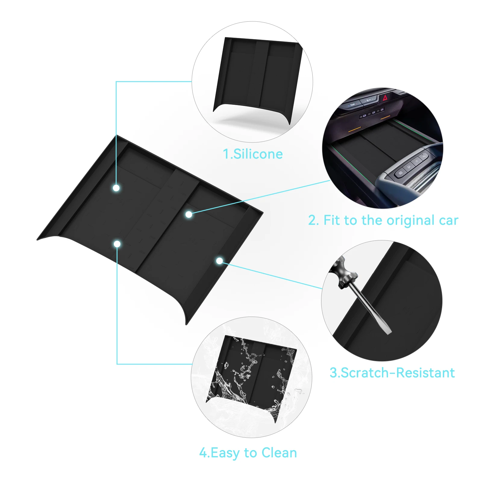For Kia Telluride 2027+ (2nd G - Wireless Charging Pad avis et prix