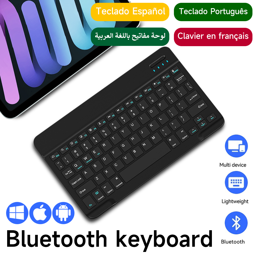 Bluetooth Keyboard for IOS And - Samsung Tablet With Accessories avis et prix