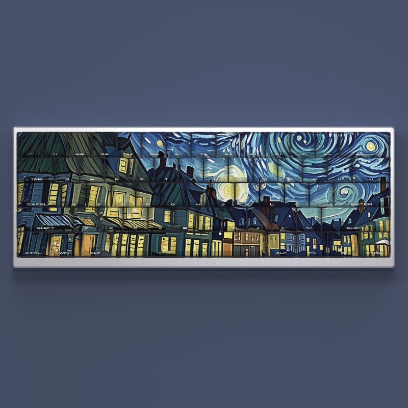 Van Gogh Starry Sky Theme Keyc - Tablet Gaming Accessories avis et prix