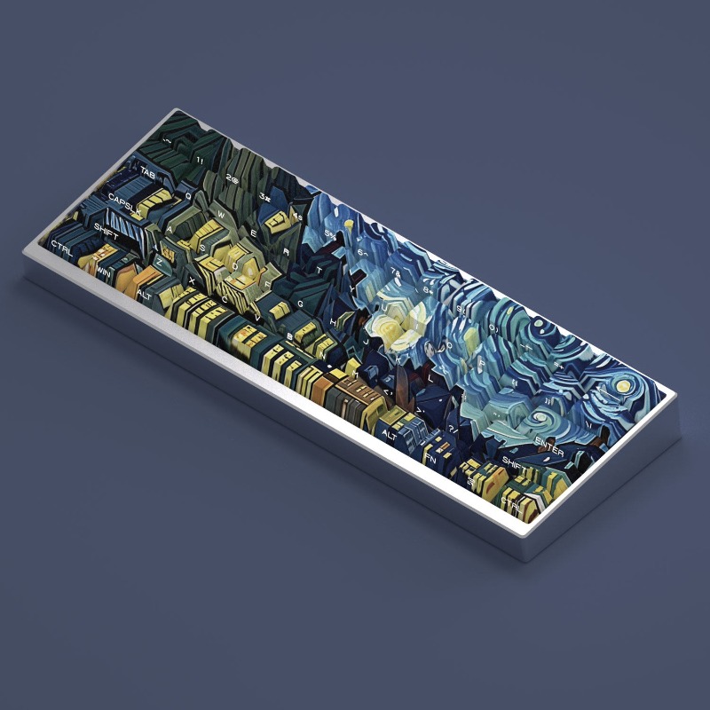 Van Gogh Starry Sky Theme Keyc - Tablet Gaming Accessories avis et prix