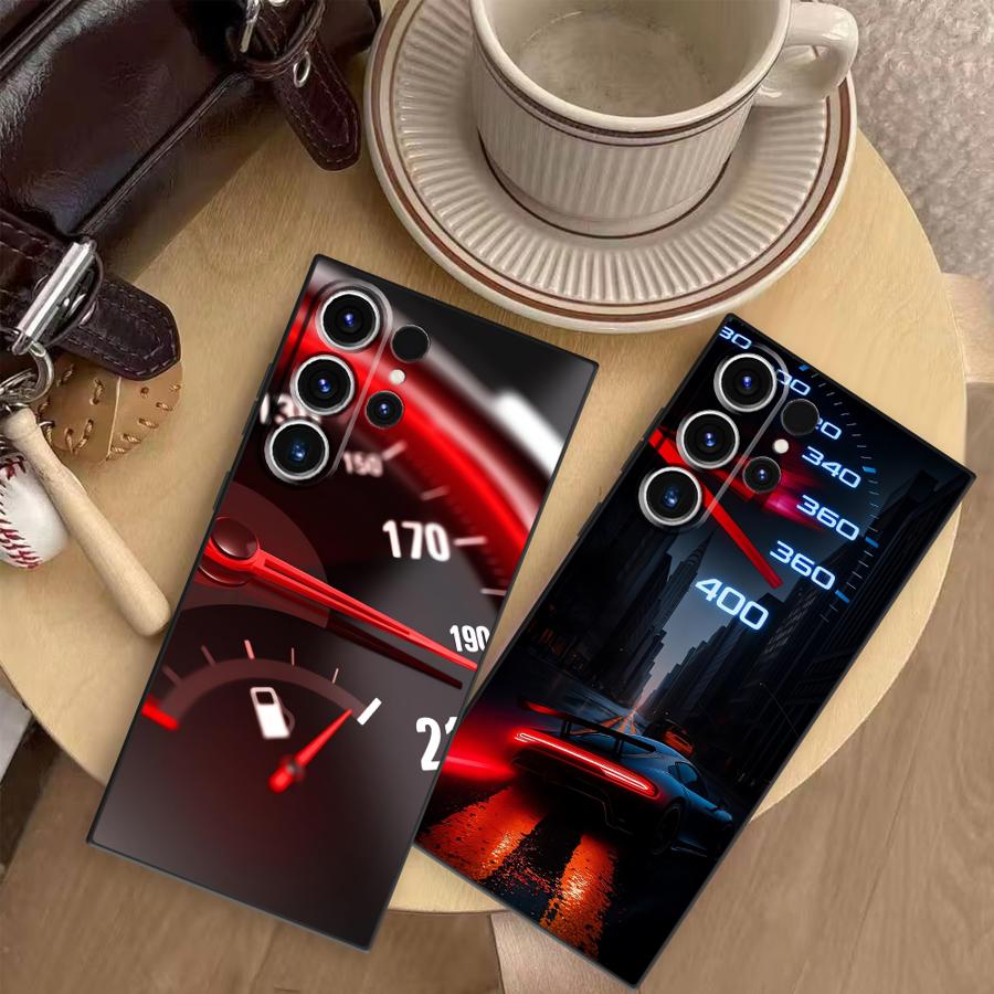 Red Car Gauge Case for Samsung - Tablet And Accessories Case avis et prix
