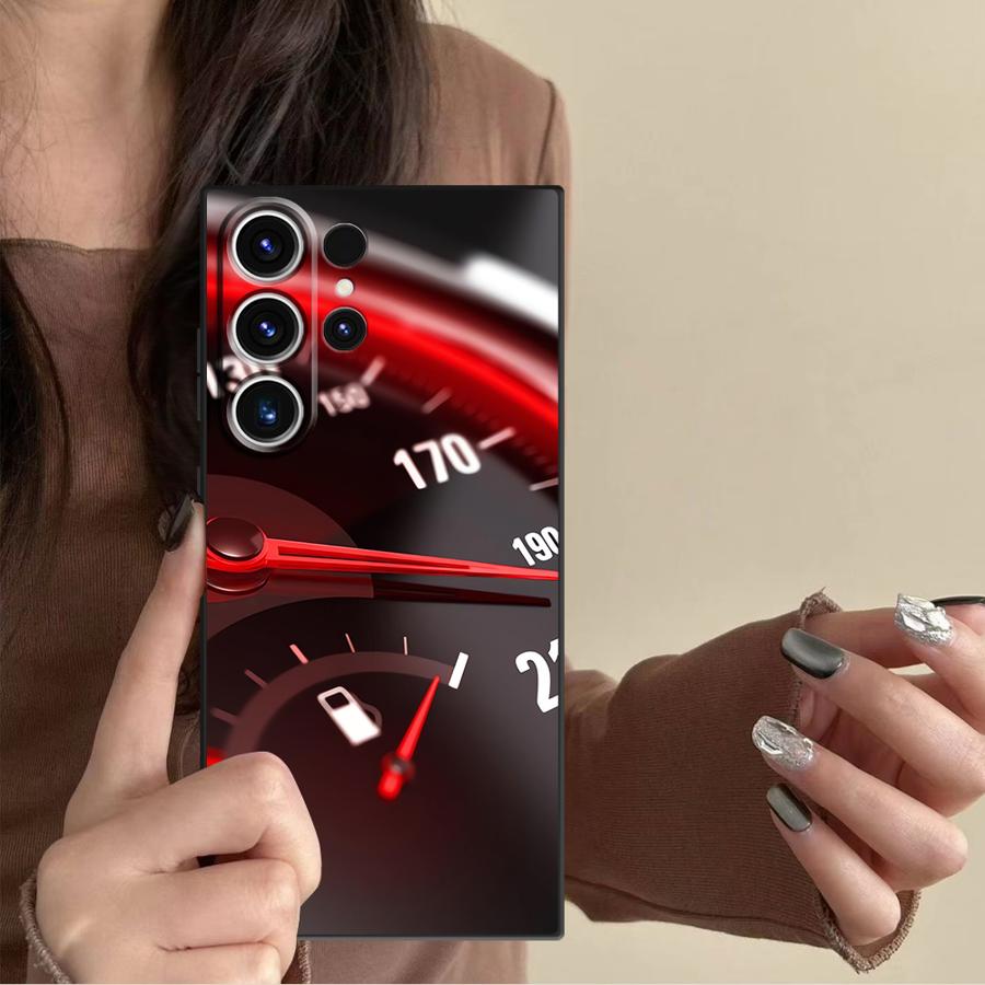 Red Car Gauge Case for Samsung - Tablet And Accessories Case avis et prix
