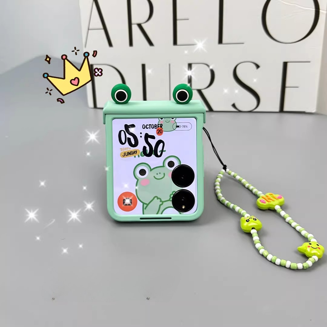 Cute Frog Eyes Hinge Phone Cas - Motorola Tablet Accessories avis et prix