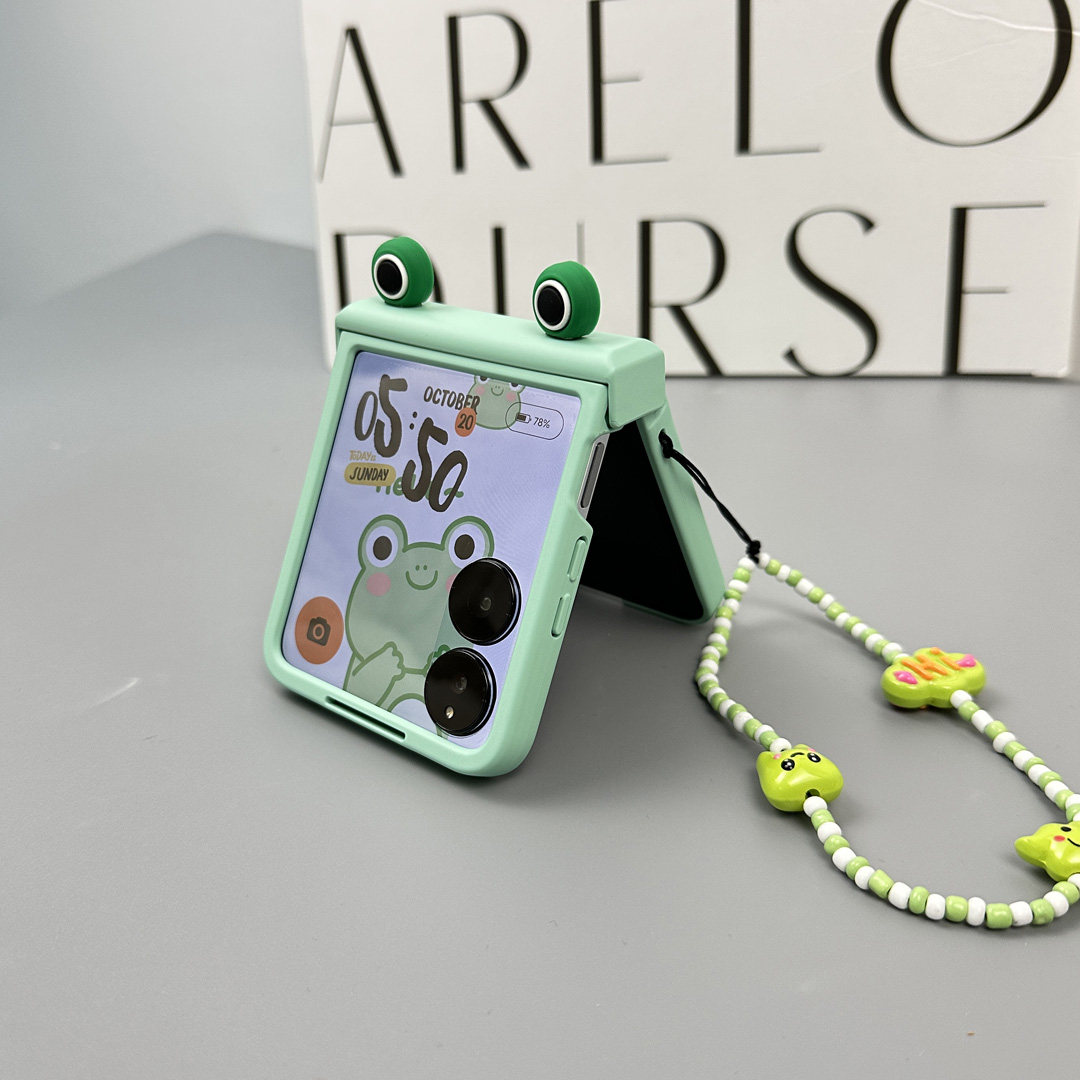 Cute Frog Eyes Hinge Phone Cas - Motorola Tablet Accessories avis et prix