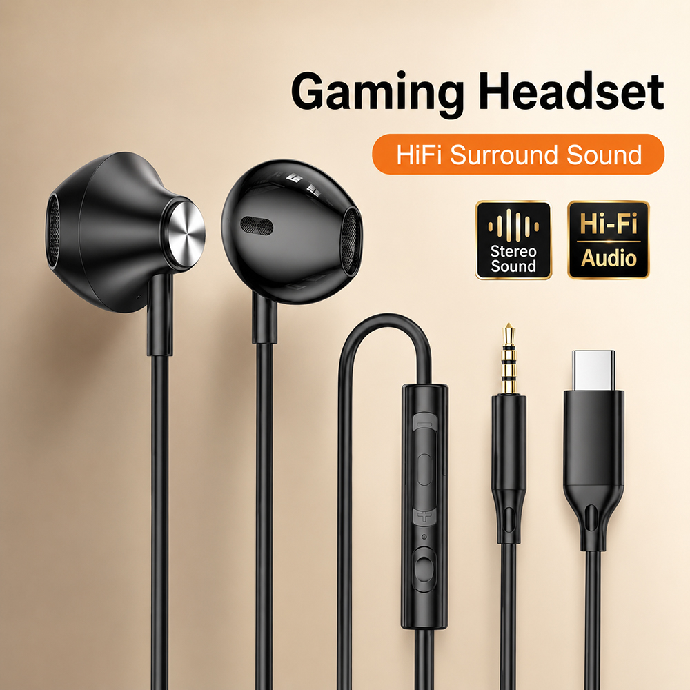 HiFi Surround Headphones Bass  - Tablet Gaming Accessories avis et prix