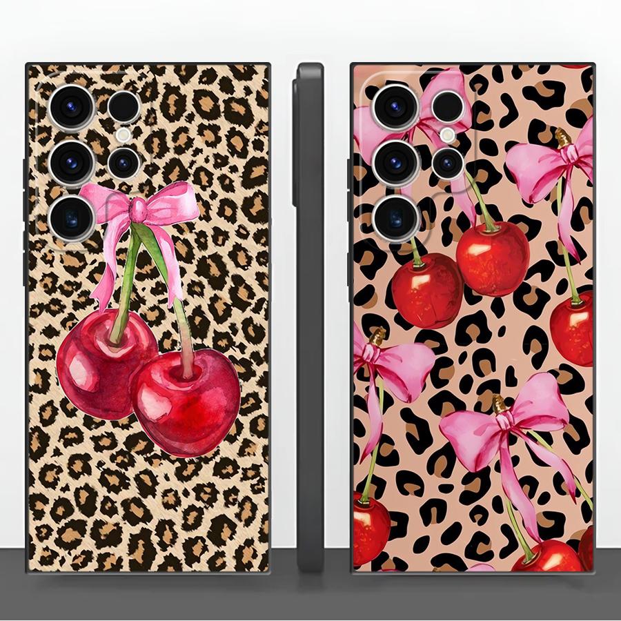 Leopard Cherry Funda Phone Cov - Tablet And Accessories Case avis et prix