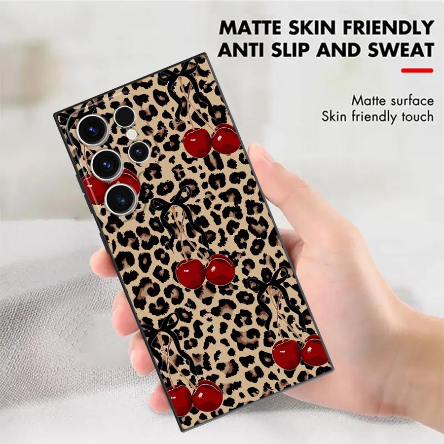 Leopard Cherry Funda Phone Cov - Tablet And Accessories Case avis et prix