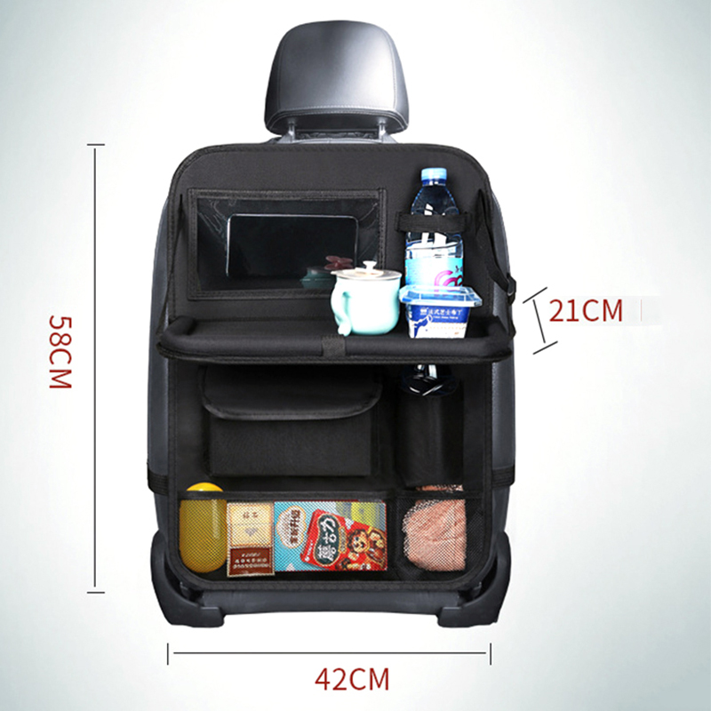 Foldable Car Seats Organizer w - Tablet Accessories Bag avis et prix