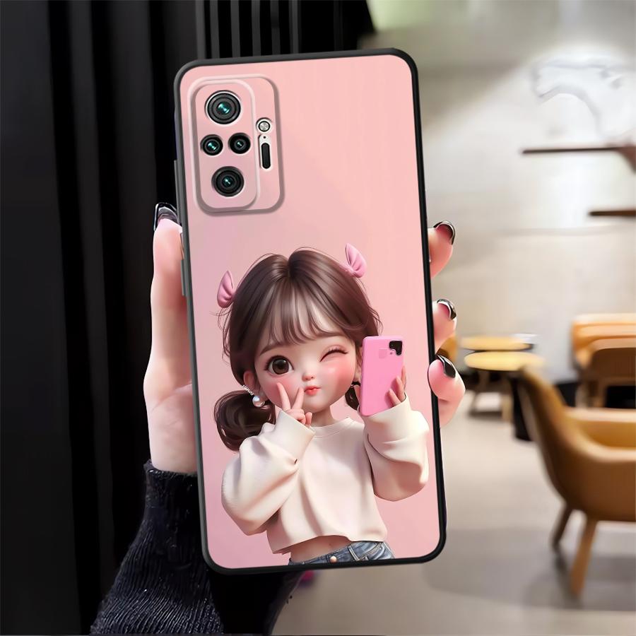 Cartoon Girl Pattern Funda Pho - Tablet And Accessories Case avis et prix
