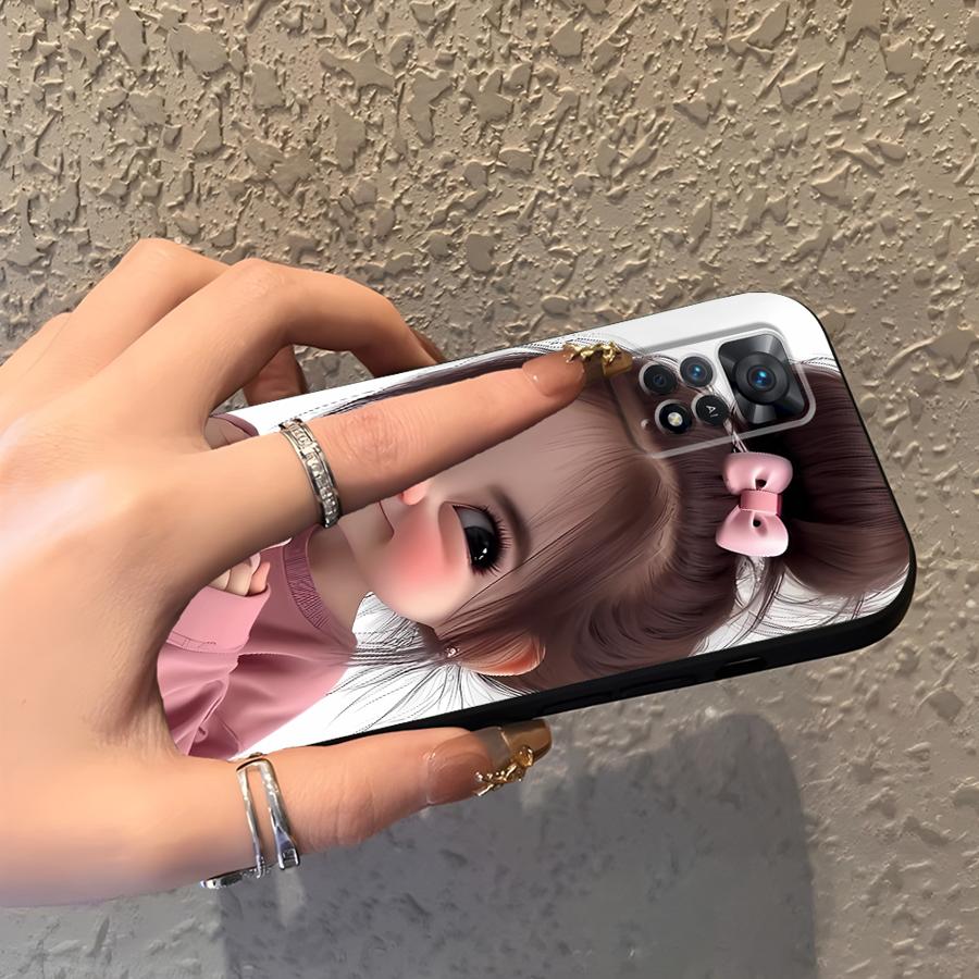 Cartoon Girl Pattern Funda Pho - Tablet And Accessories Case avis et prix