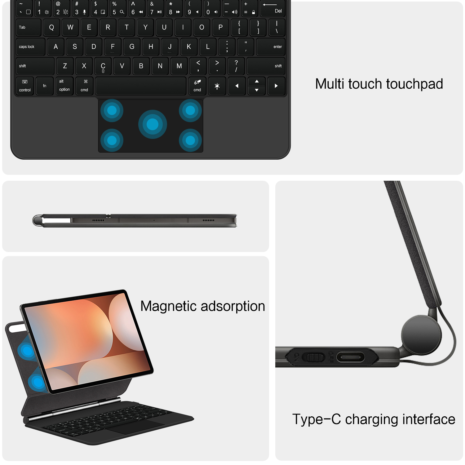 Magic Magnetic Keyboard for Sa - Samsung Tablet With Accessories avis et prix