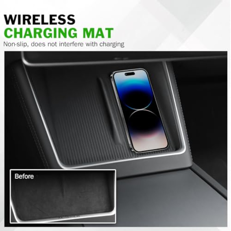 9PCS Center Console Organizer  - Wireless Charging Pad avis et prix