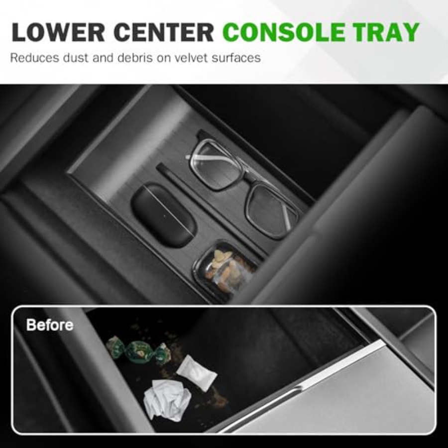 9PCS Center Console Organizer  - Wireless Charging Pad avis et prix