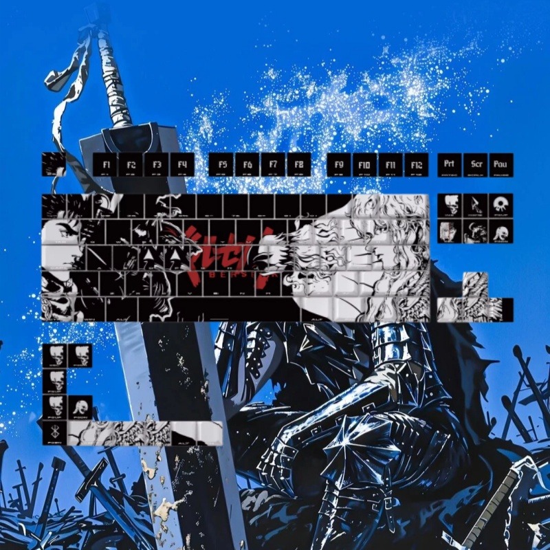 BERSERK Theme Anime Keycap 98  - Tablet Gaming Accessories avis et prix