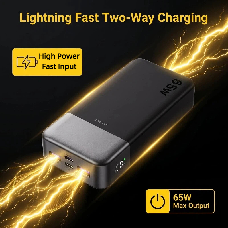 JUOVI 20000mAh Power Bank 65W  - Samsung Tablet With Accessories avis et prix