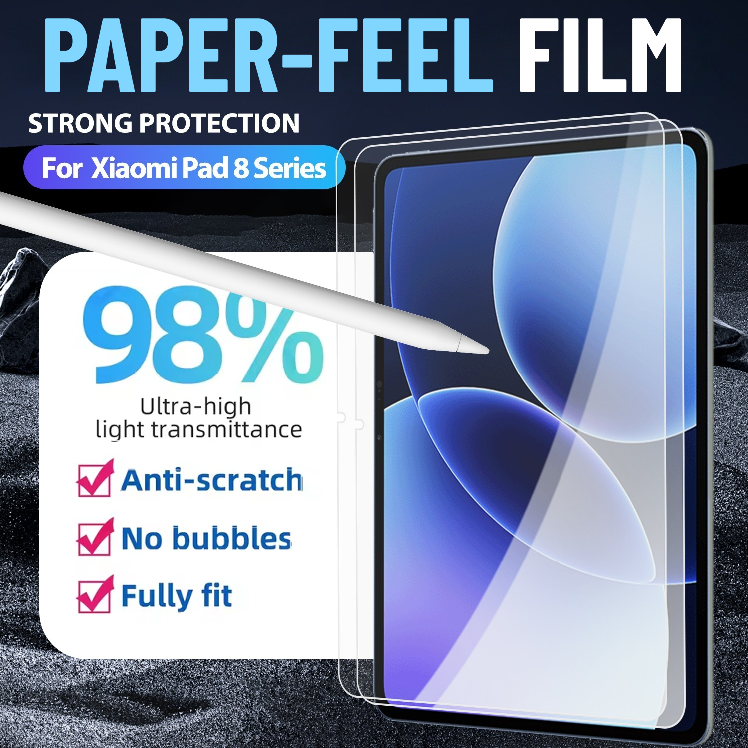 1-3PCS Paper Feel Screen Prote - Mi Tablet Accessories avis et prix